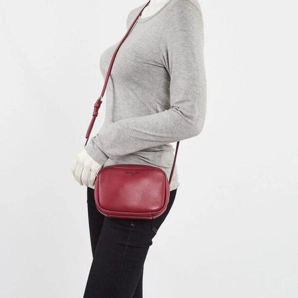 Balenciaga Red Calfskin Leather Everyday Camera - Picture 1 of 12